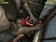 Jill in Trouble getting fucked by Resident Evil monsters 3D porn Animation