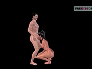 Animated 3D porn cartoon video - Indian bhabhi & Japanese man having oral fun in 69 position and standing positions including blowjob and pussy licking