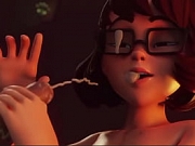 MILF Velma 3D Blowjob - Uncensored Hentai