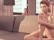 Wife ch**ted on her husband in a nightclub toilet - 3d cartoon animation story