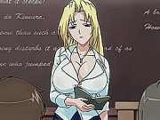 Hentai - MILF Teacher Caught Masturbating in the Middle of the Class [Uncensored] [Subtitled]