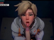 Tracer Do Hot Blowjob For Сoncert Tickets In Club Toilet | Overwatch Porn 4k