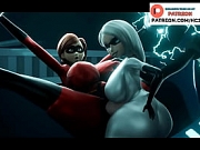 FUTANARI ELASTIGIRL HARD FUCKED BY BIG DICK CARTOON ANIMATED