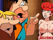 Flintstoons orgy at Buffalos’ Club - Flintstones Porn Animation