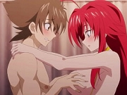 Rias Dance In Front Of Issei - Seduced Boy With Quick Blowjob - HENTAI ( Parody )