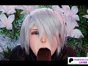 2B HOTTEST BBC BLOWJOB ANIMATED HENTAI BBC